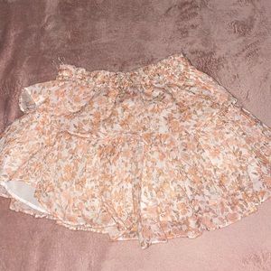 Love shack, fancy floral, extra small skirt